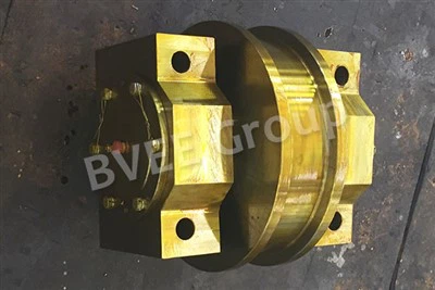 Montáž kolies kontajnerového terminálu STS